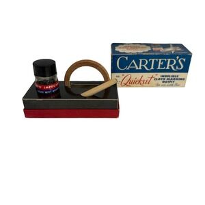 Vintage Carters Vintage 1950's Quickset Americana Box Laundry Room‎ Decor